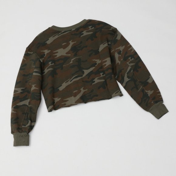 NWT, "Strut This" Camo Sweatshirt - Picture 6 of 6